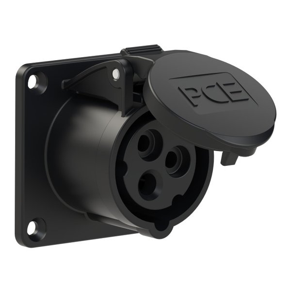 PCE 313-7 Panel-Mounted CEE Socket Outlet Straight