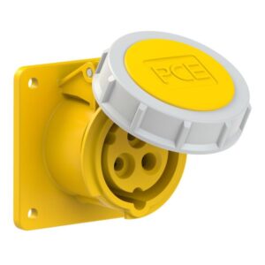 PCE 3132-4 Panel-Mounted CEE Socket Outlet Straight