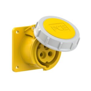 PCE 3132-4f70 Panel-Mounted CEE Socket Outlet Straight
