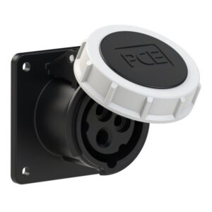 PCE 3132-7 Panel-Mounted CEE Socket Outlet Straight