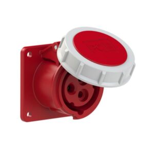 PCE 3132-9f70 Panel-Mounted CEE Socket Outlet Straight