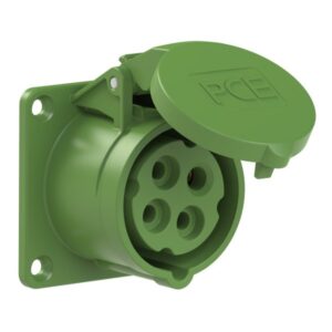 PCE 314-2 Panel-Mounted CEE Socket Outlet Straight