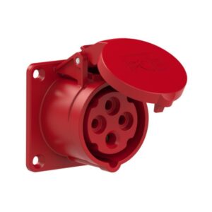 PCE 314-6tt Panel-Mounted CEE Socket Outlet Straight