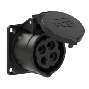 PCE 314-7f0 CEE-flanged Socket Straight