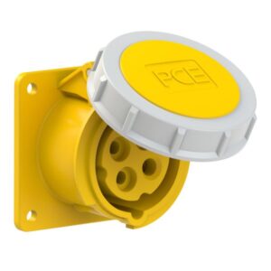 PCE 3142-4 Panel-Mounted CEE Socket Outlet Straight