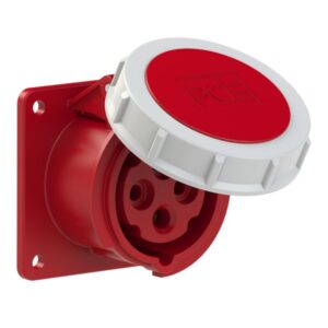 PCE 3142-6 Panel-Mounted CEE Socket Outlet Straight