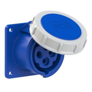 PCE 3142-9 Panel-Mounted CEE Socket Outlet Straight