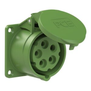 PCE 315-2 Panel-Mounted CEE Socket Outlet Straight