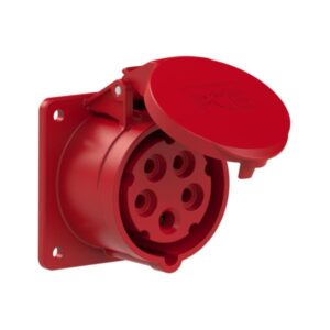 PCE 315-6f7 Panel-Mounted CEE Socket Outlet Straight