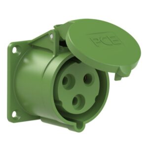 PCE 323-2 Panel-Mounted CEE Socket Outlet Straight