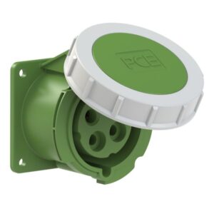 PCE 3242-10 Panel-Mounted CEE Socket Outlet Straight