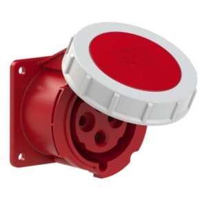 PCE 3242-6 Panel-Mounted CEE Socket Outlet Straight