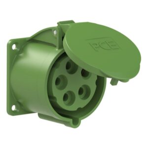 PCE 325-2 Panel-Mounted CEE Socket Outlet Straight