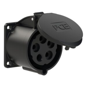 PCE 325-7 Panel-Mounted CEE Socket Outlet Straight