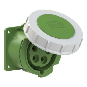 PCE 3252-10 Panel-Mounted CEE Socket Outlet Straight