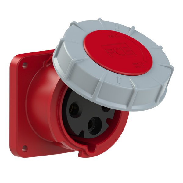 PCE 333-9 CEE-flanged Socket Straight