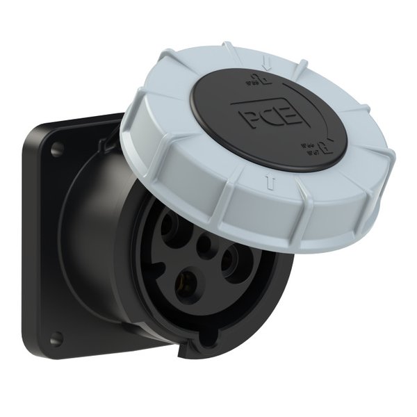 PCE 334-7 CEE Flanged Socket Straight