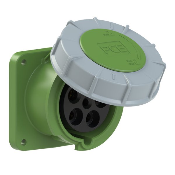 PCE 335-10 CEE-flanged Socket Straight