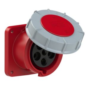 PCE 335-6 Panel Mounting Socket TWIST Straight