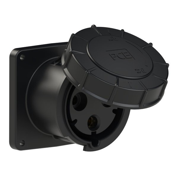 PCE 343-6xs CEE-flanged Socket Straight