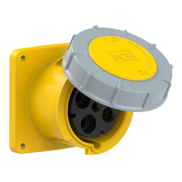 PCE 344-4 CEE-flanged Socket Straight