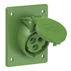 PCE 413-2f8 CEE-flanged Socket Sloping