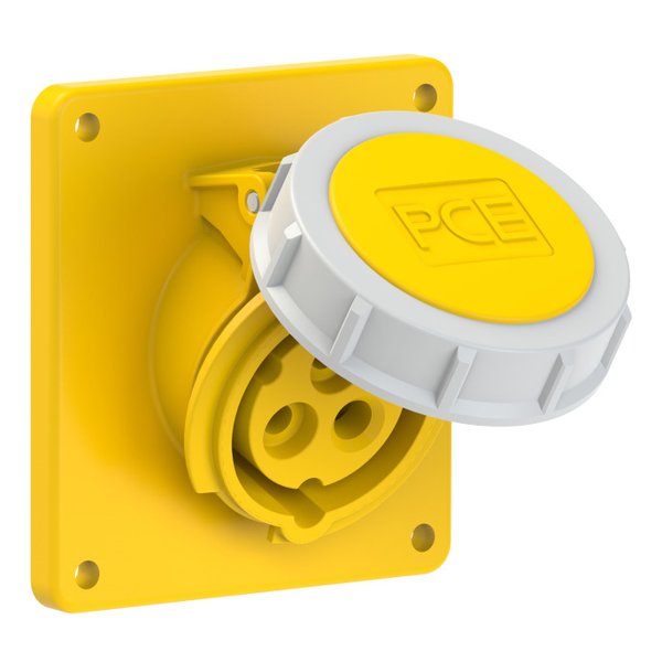 PCE 4132-4 CEE-flanged Socket Sloping