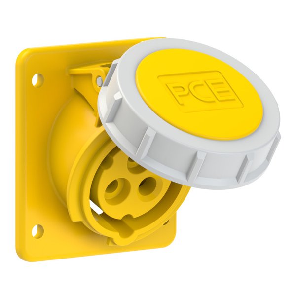 PCE 4132-4f87 CEE-flanged Socket Sloping