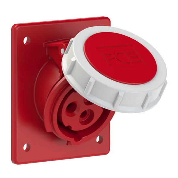 PCE 4132-9f8 CEE-flanged Socket Sloping