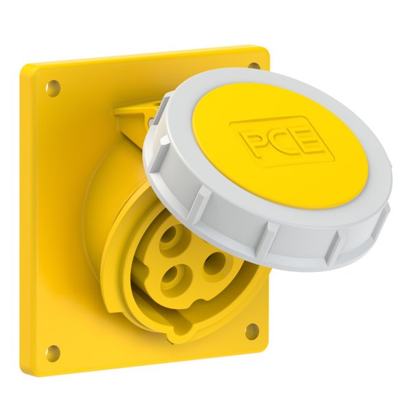 PCE 4142-4 CEE-flanged Socket Sloping