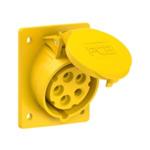 PCE 415-4 CEE-flanged Socket Sloping