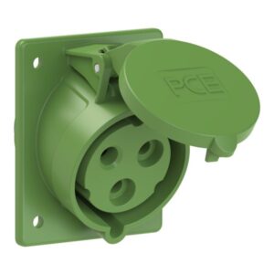 PCE 423-10 CEE-flanged Socket Sloping