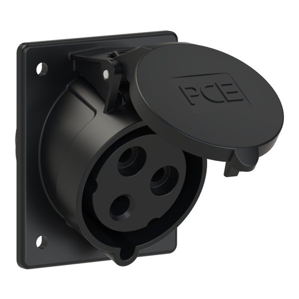 PCE 423-7 CEE-flanged Socket Sloping
