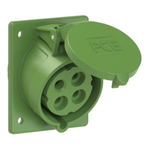 PCE 424-10 CEE-flanged Socket Sloping