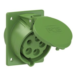 PCE 425-10 CEE-flanged Socket Sloping