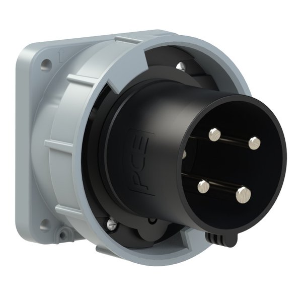 PCE 634-7 Panel-Mounted CEE Appliance Inlet Straight