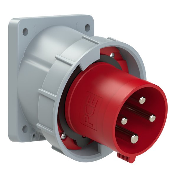 PCE 734-6 Panel-Mounted CEE Appliance Inlet Sloping