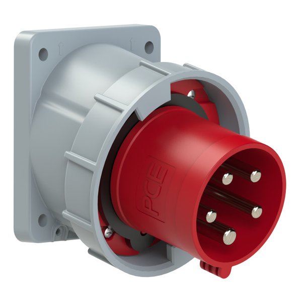 PCE 735-6 Panel-Mounted CEE Appliance Inlet Sloping