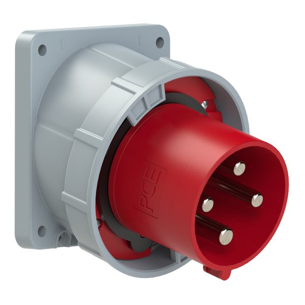 PCE 744-6 Panel-Mounted CEE Appliance Inlet Sloping