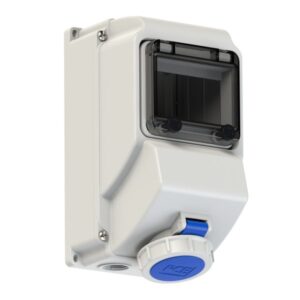 PCE 751323-6 Wall-Mounted CEE Socket Outlet Mit Fenster