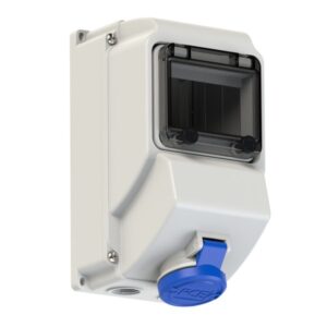 PCE 75133-6 Wall-Mounted CEE Socket Outlet Mit Fenster