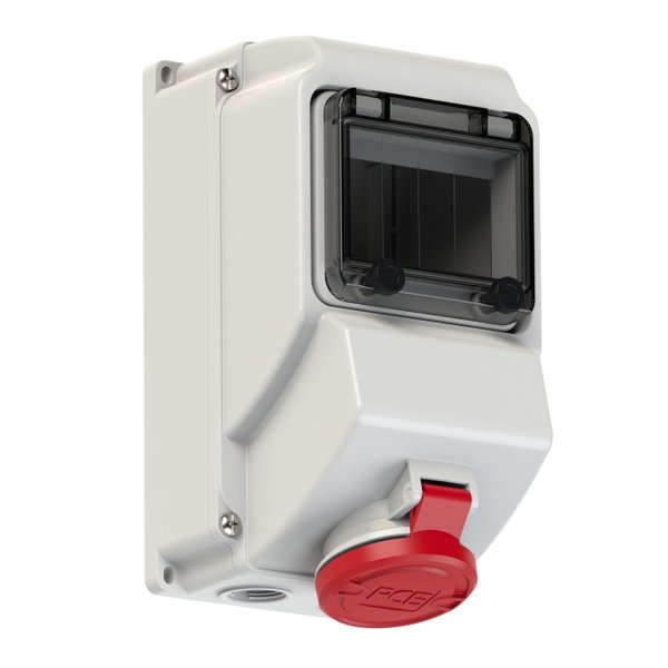 PCE 75143-6 Wall-Mounted CEE Socket Outlet Mit Fenster