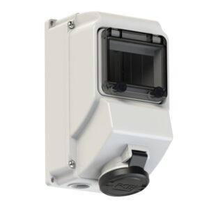 PCE 75143-7 Wall-Mounted CEE Socket Outlet Mit Fenster