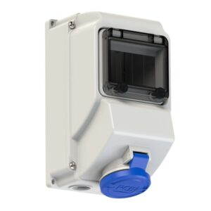 PCE 75143-9 Wall-Mounted CEE Socket Outlet Mit Fenster