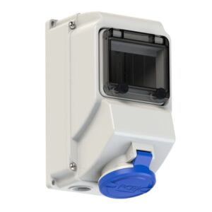 PCE 75153-9 Wall-Mounted CEE Socket Outlet Mit Fenster
