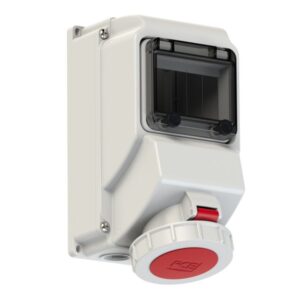 PCE 752523-6 Wall-Mounted CEE Socket Outlet Mit Fenster