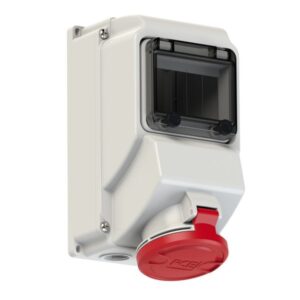 PCE 75253-6 Wall-Mounted CEE Socket Outlet Mit Fenster