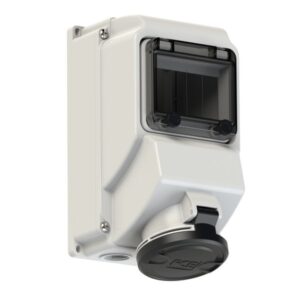 PCE 75253-7 Wall-Mounted CEE Socket Outlet Mit Fenster