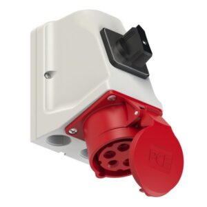 PCE 75915-6 Switched Wall-Mounted CEE Socket Outlet