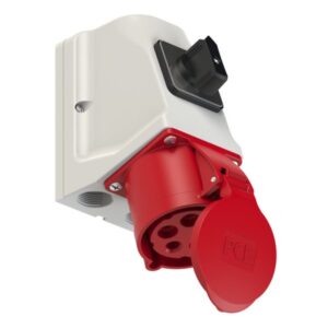 PCE 75925-6 Switched Wall-Mounted CEE Socket Outlet